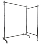 2つ折りハンガーラック（90cm+55cm）
