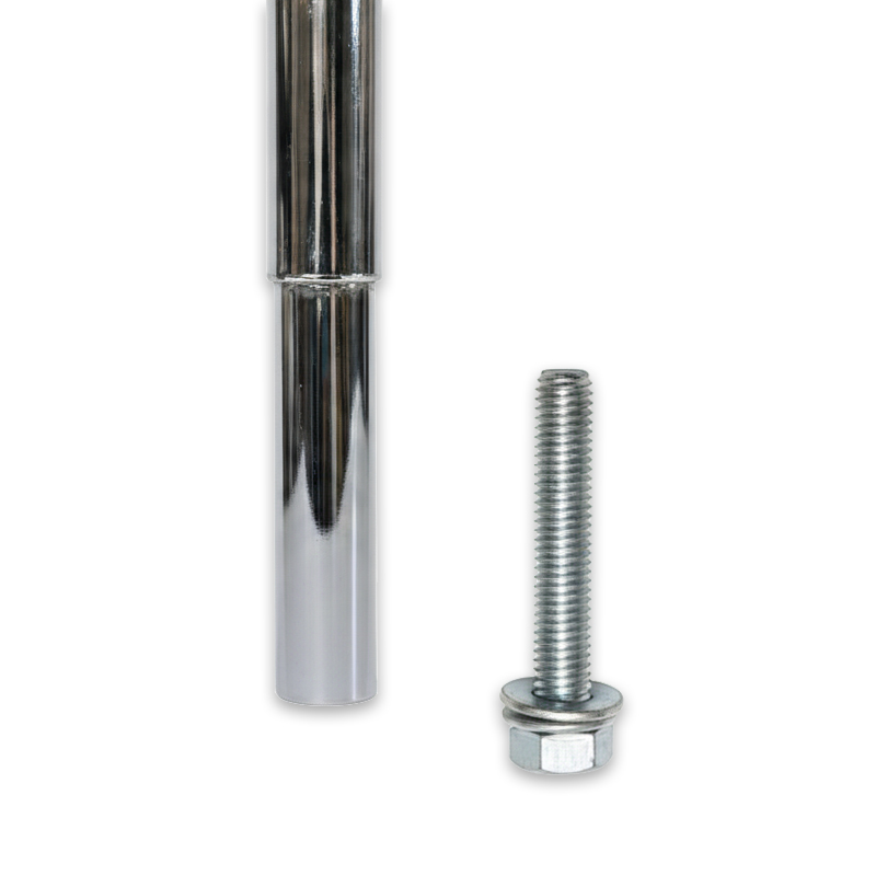 パイプとネジで全体に負荷を掛けない工夫