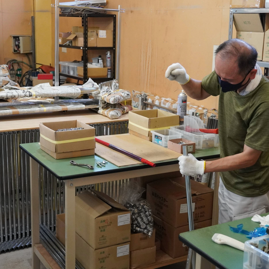 高品質なアイアン製と日本製のこだわり