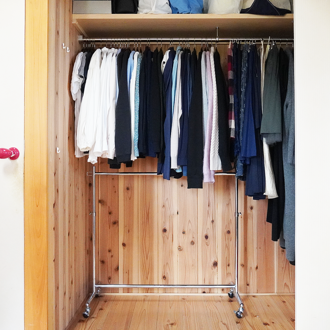 押し入れ・クローゼットにもフィットする柔軟な収納力