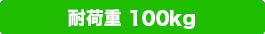 耐荷重100kg
